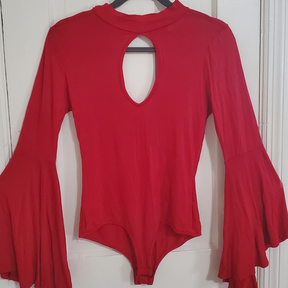 Madrag red bodysuit